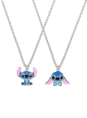 Cartoon Stitch Necklace Minnie Tinkerbell Lotso Kawaii Metal