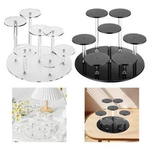 Stand Gift Cupcake Acrylic for Riser Rack Dessert Display