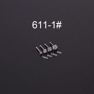 Nose piercing zircon nose nail nose ring puncture single
