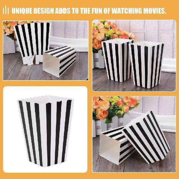 32 Pcs Popcorn Carton Boxes for Party Bucket Buckets