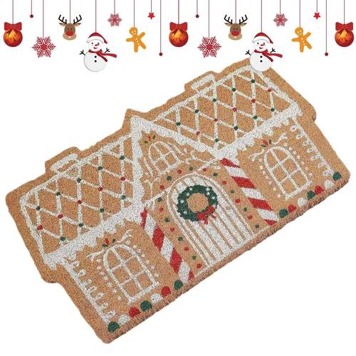 Front Door Mat Christmas Gingerbread House Doormat Gingerbre