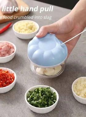 1pc Blue/Pink Manual Garlic Masher Hand Pull Kitchen Househo