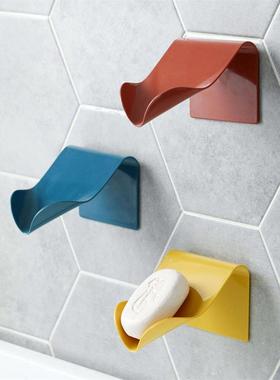 Leaf Shape Soap Box Drain Soap Holder Bathroom Accessories S