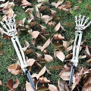 decoration bone simulation hand ornament plastic Halloween