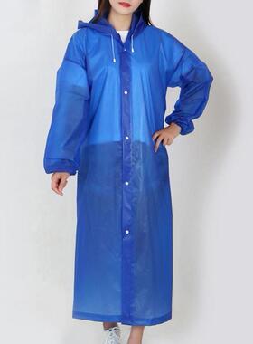 Environmental Women Raincoat Men Black Rain Clothes Cover Ho