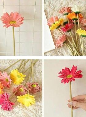 38.5cm PU Artificial Gerbera Artificial Flowers Wedding INS