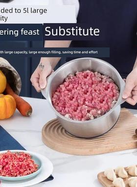 Stainless Steel Food Meat Grinder Mincer Mixer Chopper