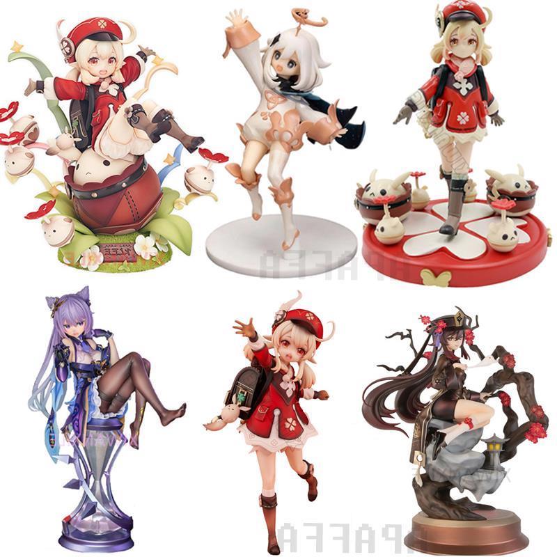 Genshin Impact Paimon Anime Figure Klee/Keqing/ Hu Tao Actio