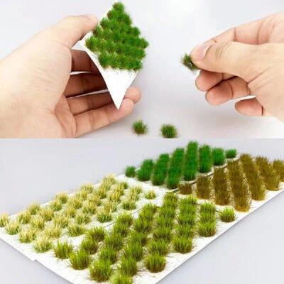 32Piece Static Grass Tufts Model Grass Tufts Artificial