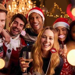 Props Funny Festival Pcs Party Booth Lips Wedding Mouth