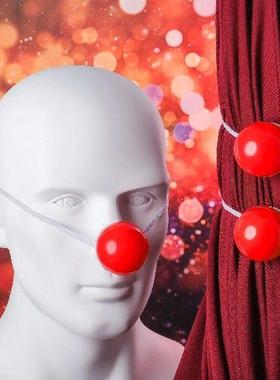 5 Pcs Red Clown Nose Noses Light up Party Decor Prop