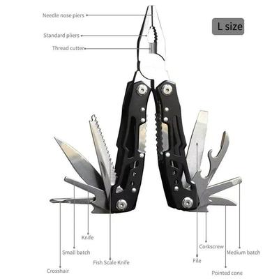14 in 1 multifunctional outdoor folding pliers convenient wi