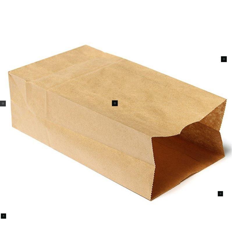 100pcs/lot Brown Kraft Paper Bags Recyclable Gift Jewelry