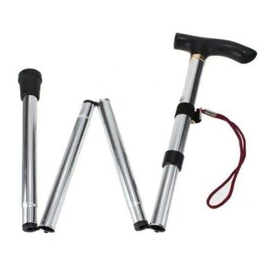 Collapsible Walking Cane Folding Stick Adjustable Aluminum