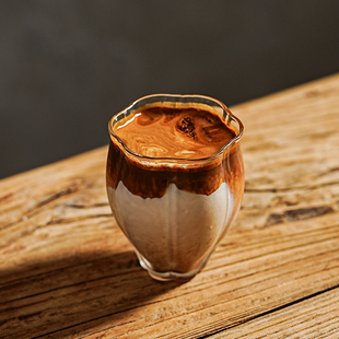 耐高温玻璃dirty脏咖啡杯高档精致澳白拿铁杯透明无铅杯子可冷冻