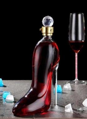 375ml High Heels Shape Decanter Luxurious Crystal Merlot
