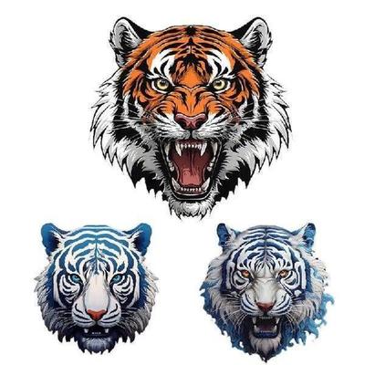 Car Styling Funny Warning Wild Nature Cruel Angry Tiger