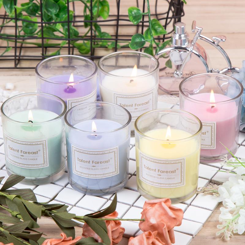 non-smoking, scented glass candles candle smokeless 香薰蜡烛