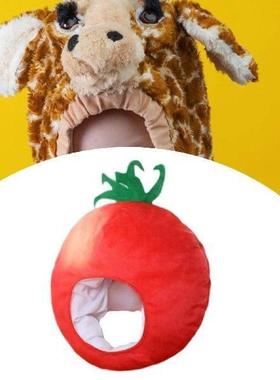 Funny Tomato Hat Handcraft Headdress Cosplay Cap for Party