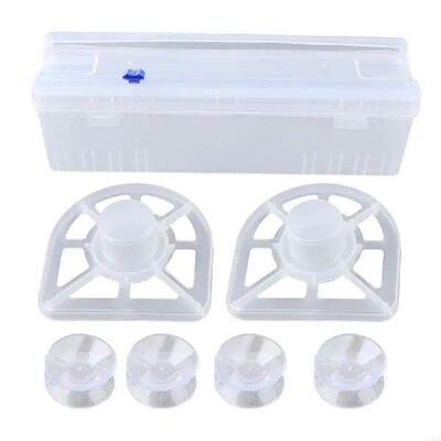 H4GD Adjustable Cutter Cling Film Wrap Dispenser with Slider