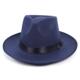 hat male retro woolen Fedora jazz top British Michae