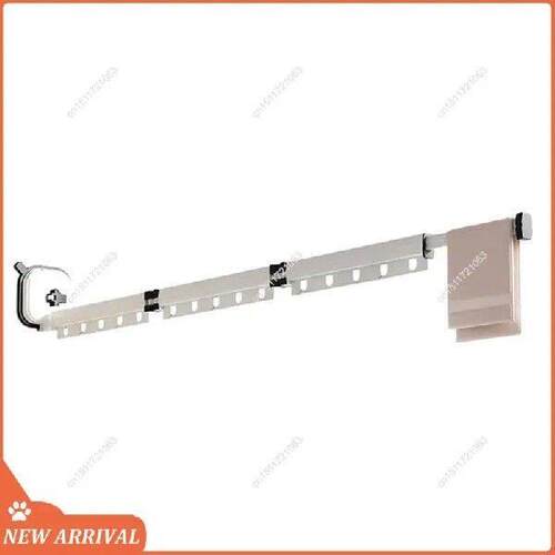 Emption!Telescopic Clothes Rack Foldable Clothes Rack