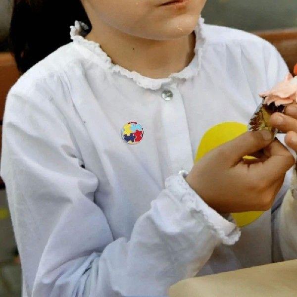 6 Pcs/Set Autism Awareness Pins Enamel Pins Autism Puzzle