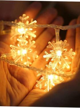 Snowflake LED Lights Christmas Decoration Home Xmas Tree Han