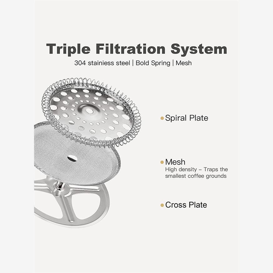 French Press Coffee Maker Tea Pot 350ml/600ml/1000ml