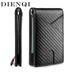 Wallet Rfid Mens Bag Money Luxury Card Slim Fiber Carbon