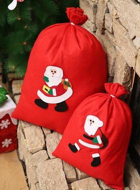 Santa Backpack Gift Bags, Non-Woven Christmas Candy Bags