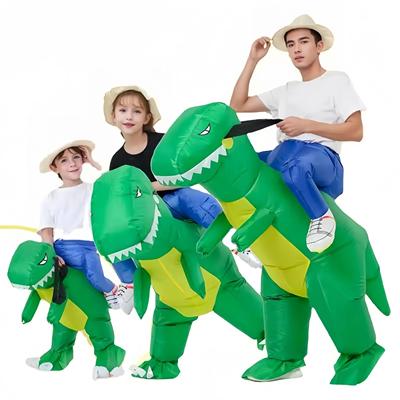 Dinosaur Inflatable Costume Riding Jumpsuit Cosplay Dino Fun