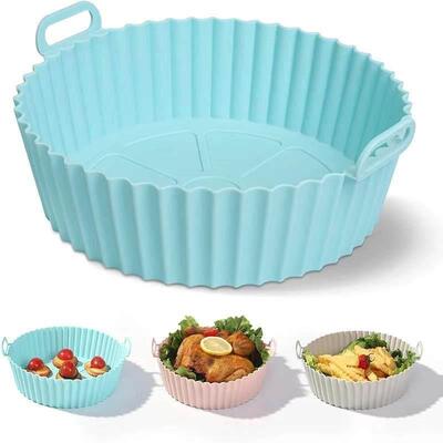 Silicone Basket Pot Tray Airfryer Liner For Air Fryer Reusab