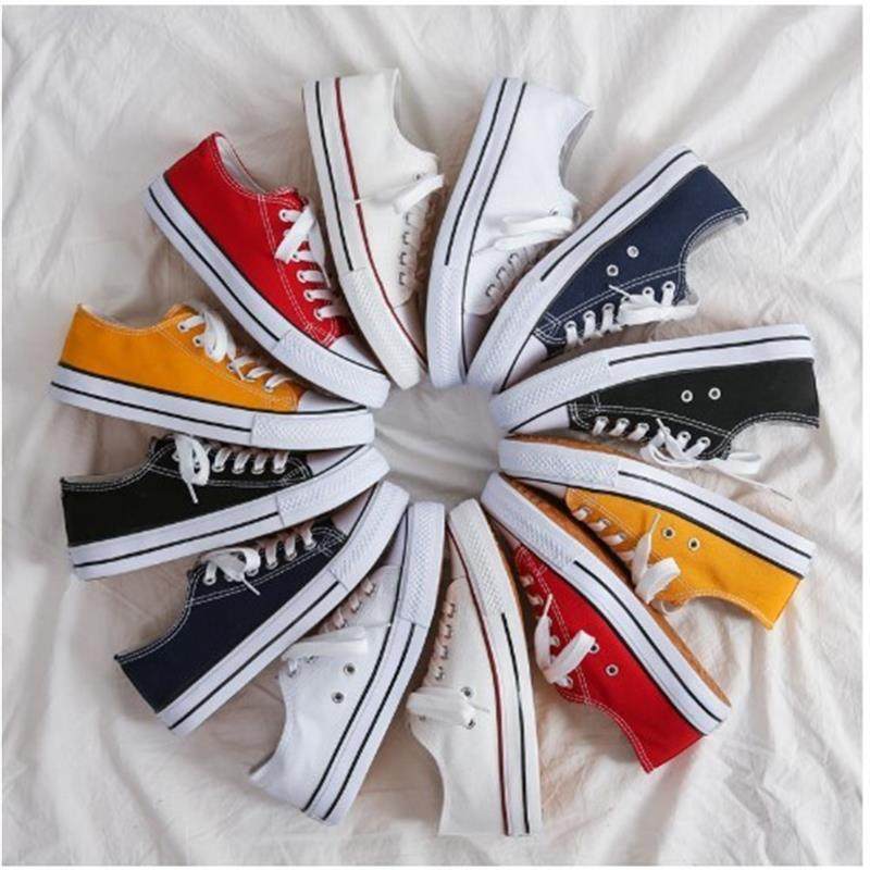 women Sneakers canvas shoes woman casual shoe big size 46