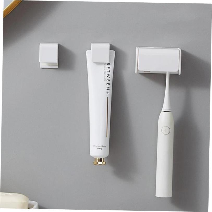 Punch-free Wall-mounted Toothbrush Holder Toothpaste Holder