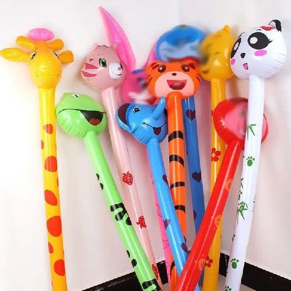 Cartoon Tiger Rabbit Inflatable Animal Long Hammer No