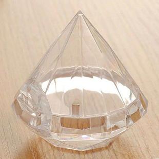 Shaped Candy Boxes Plastic Diamond Thicken Wedding Pcs