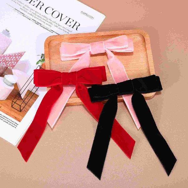 6 Pcs French Clips for Hair Bow Bows Girl Ribbon Grace