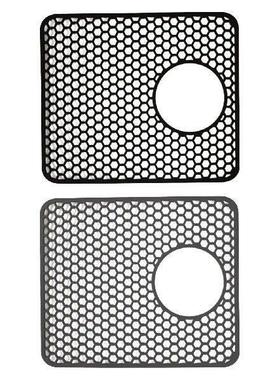 Kitchen Sink Mat Countertop Mat with Center Hole Reusable