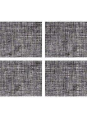 4Pcs Placemats PVC Table Mats Woven Vinyl Placemats