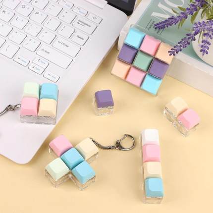 Keyboard Caps Toy Press Stress Relief Fidget Button Key Caps