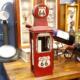 Red Fire Wine Handmade Extinguisher Stand Vintage