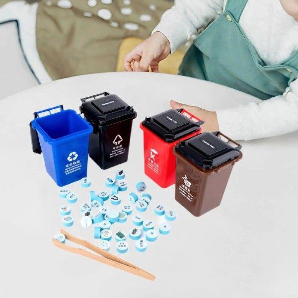 Trash Sorting Game Toy Sensory Toy Learning Matching Box