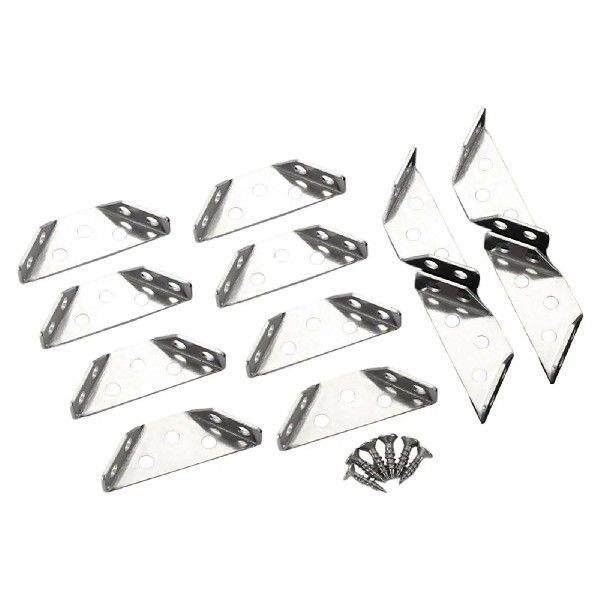 12x Triangle Corner Brace Furniture Corner Connector for