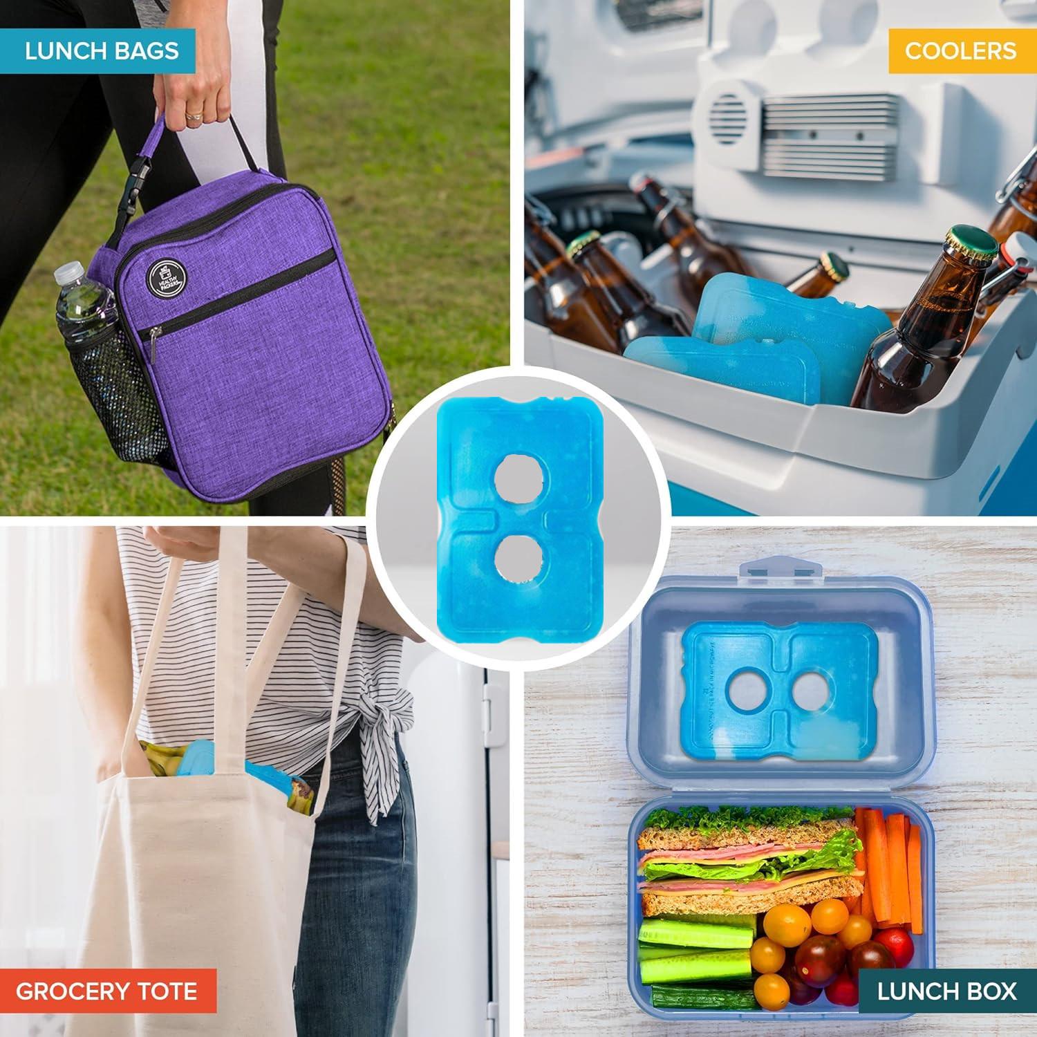 Ice Packs for Lunch Boxes Freezer Packs Cool Pack Reusable