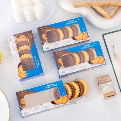 Less Rubber Debris Biscuit Pencil Eraser Writing Drawing