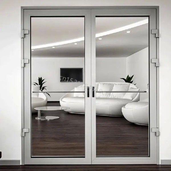 2Pieces Black Sliding Door Handle for Modern Cabinets