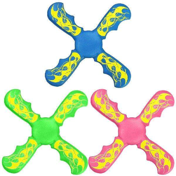 3 Bladed Boomerang Interactive Flying Discs Funny Boomerang