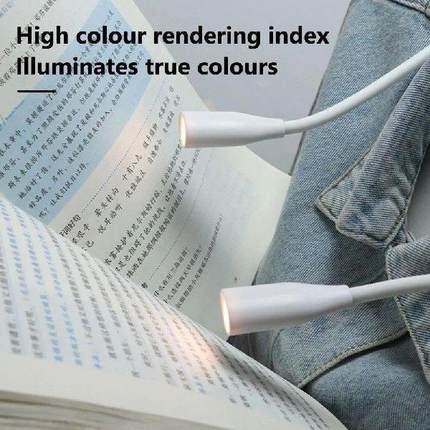 LED Neck Reading Light Bendable Arms Reading Lamp Flexible