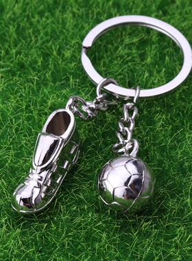 Mini Football Basketball Court Keychain For Men Women Soccer